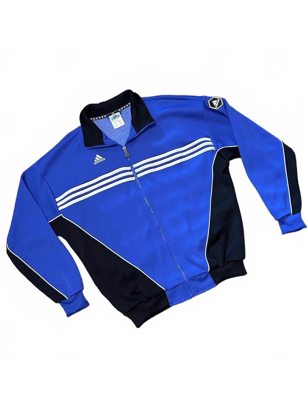 Vintage late 90s / Y2K Adidas Soccer full-zip track jacket